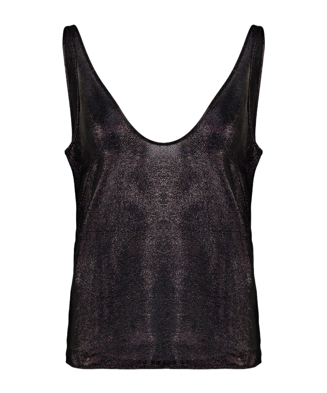 Tom Ford Black Silk Scoop Neck Tank Top