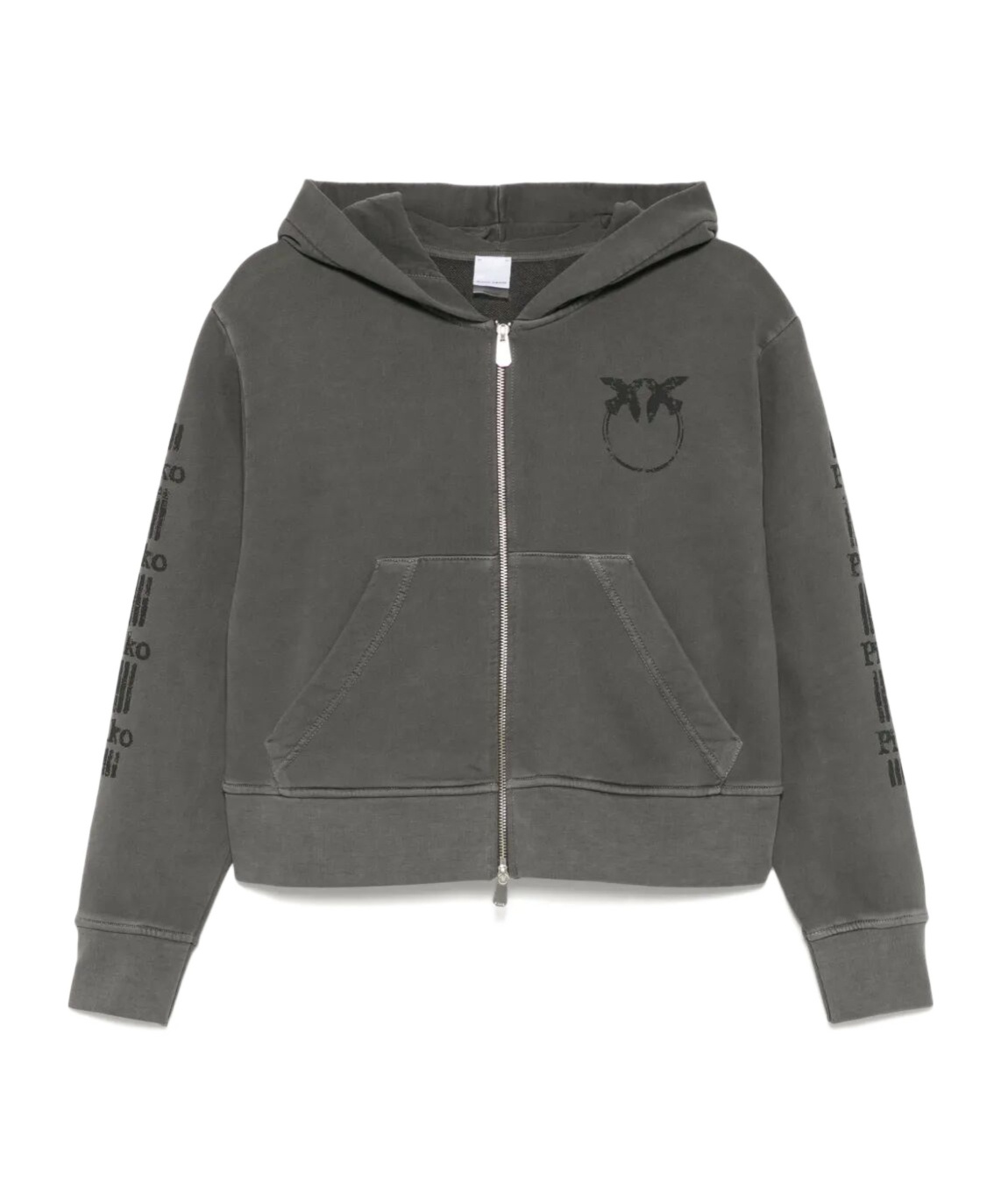 Shop Pinko Onitsha Hoodie In Black