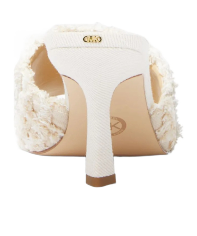 Michael Kors Tessa Tannin Muller High Heeled Sandals In White