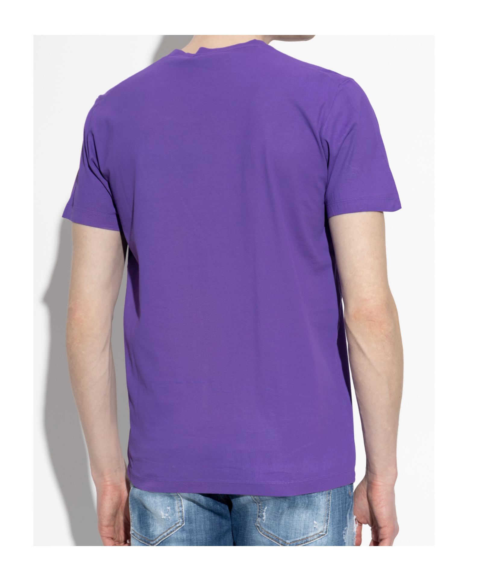 Dsquared2 Short Sleeve T-shirt In Purple