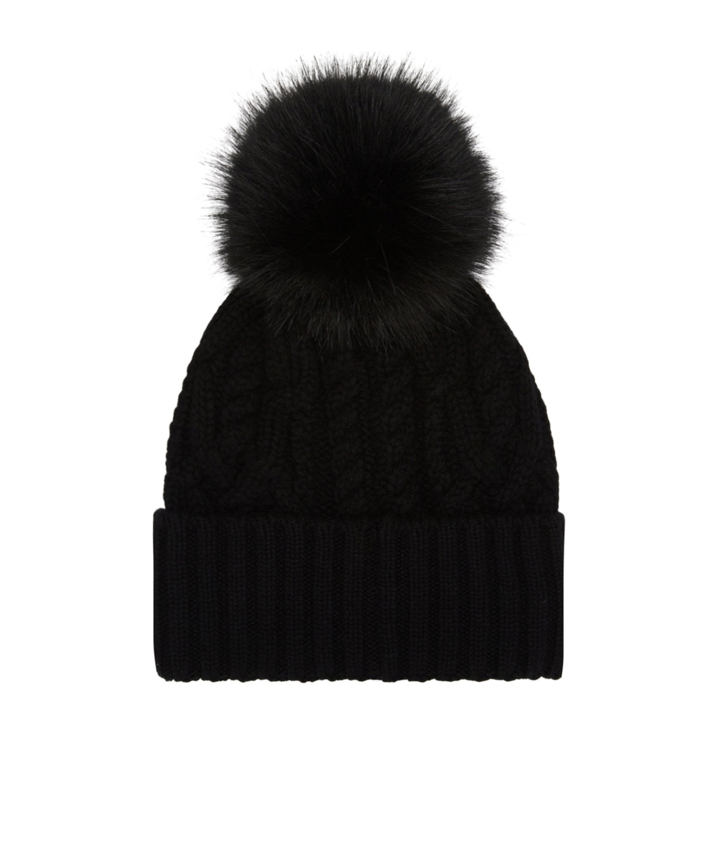 MONCLER HATAMONCLER POM POM EMBELLISHED KNITTED BEANIE