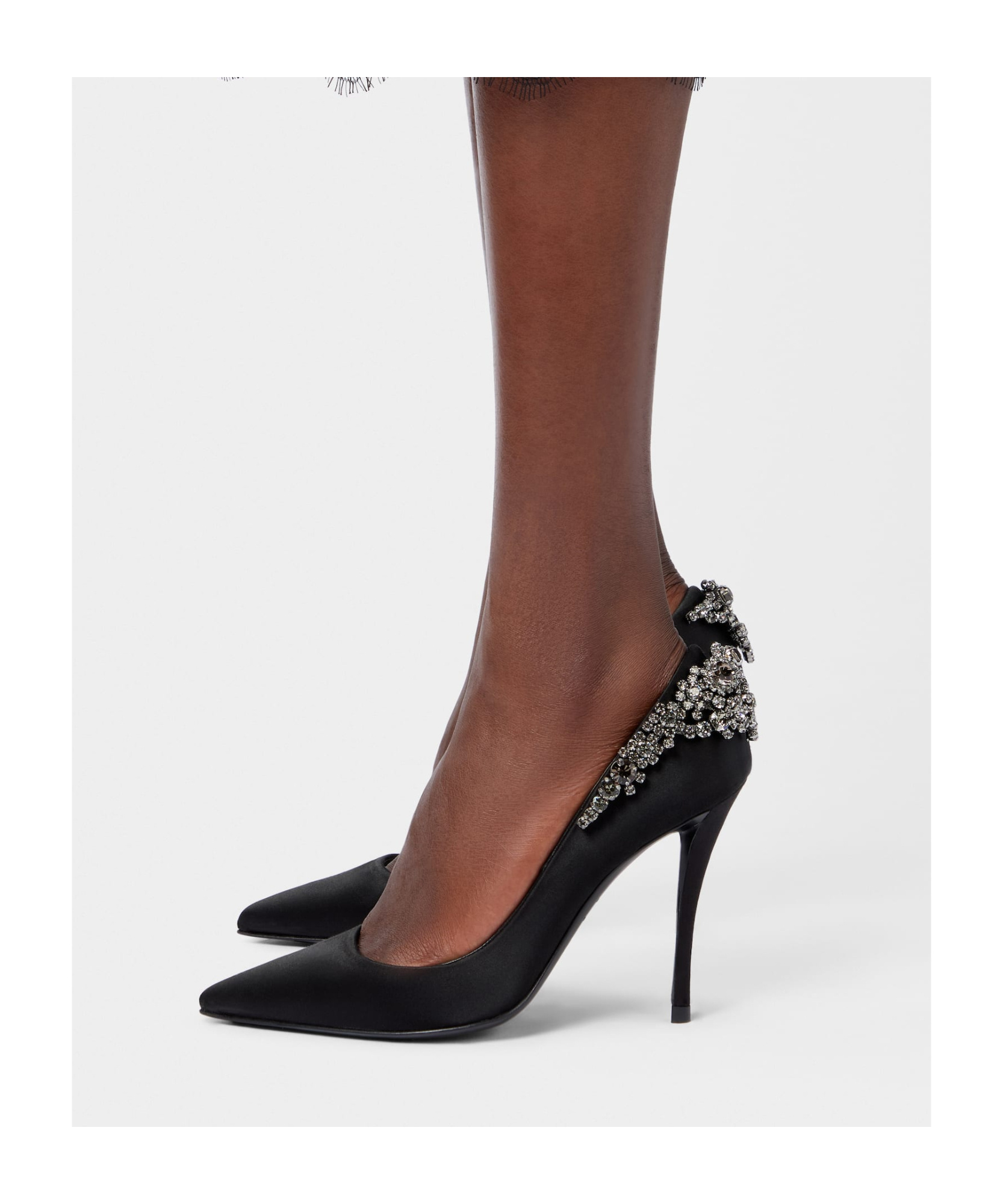 ROGER VIVIER EFFLORESCENCE PUMPS IN SATIN