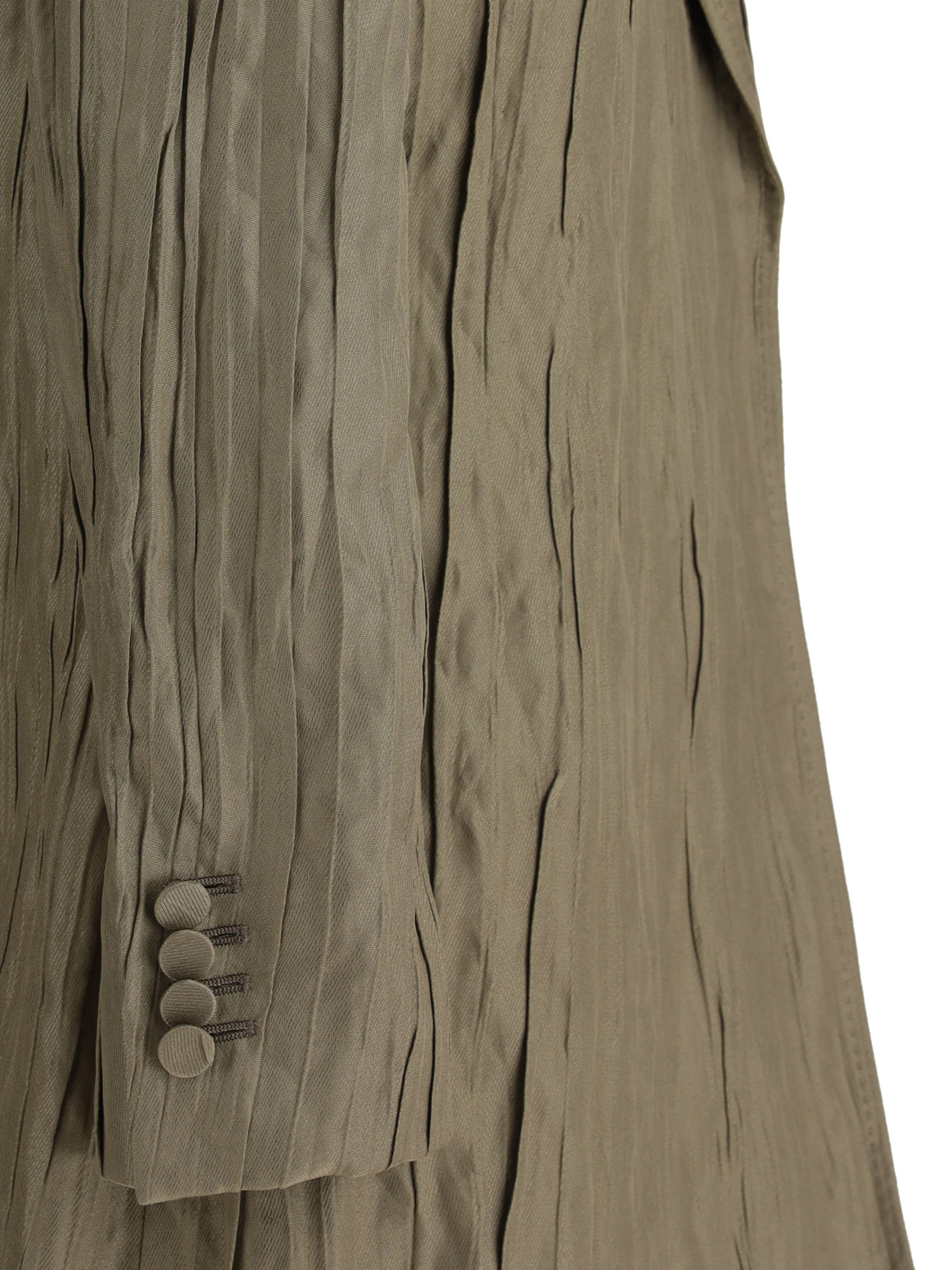 Gabriela Hearst Mairi Crinkled Blazer In Green