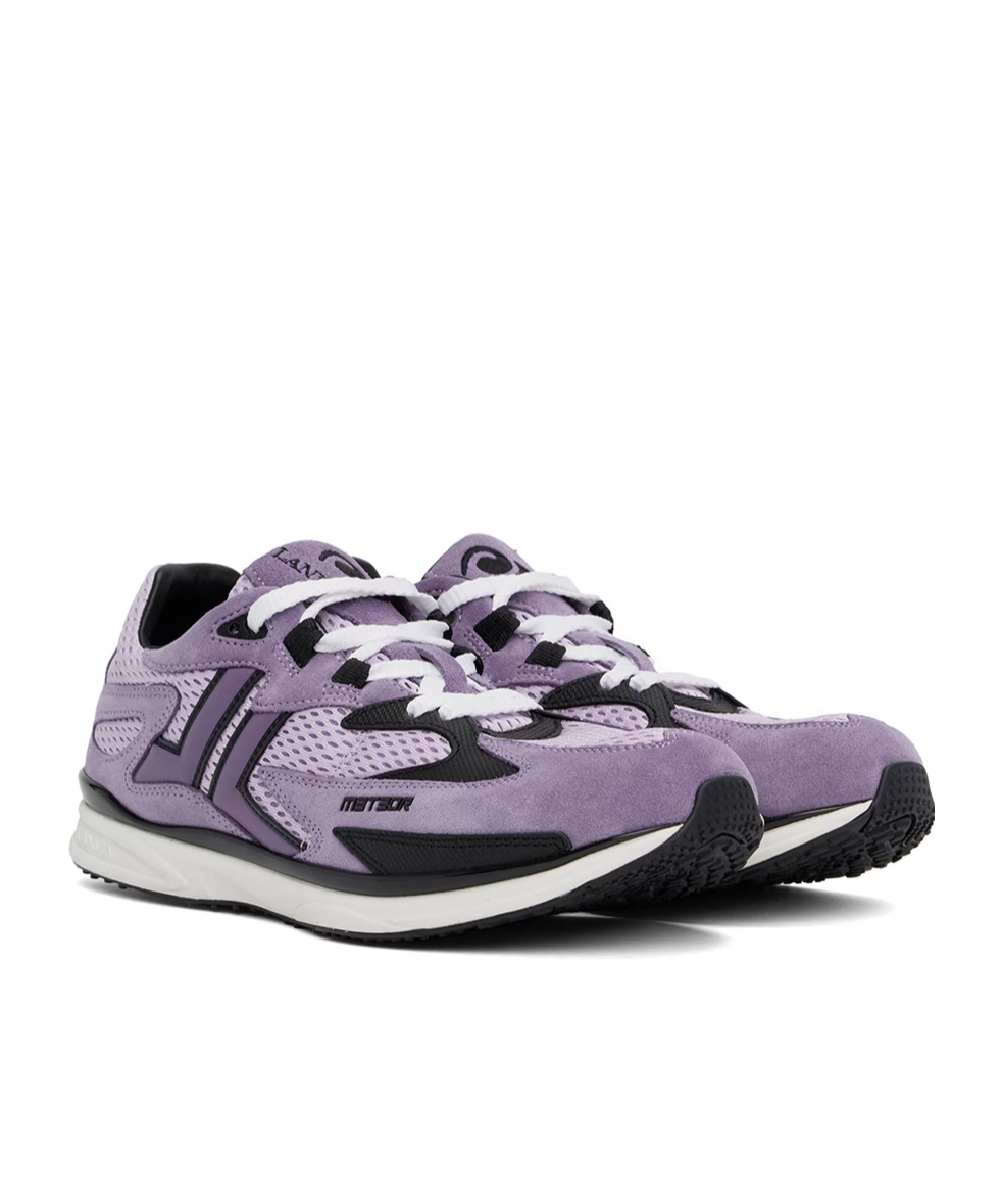 Lanvin Meteorr Low-cut Casual Shoes In Purple