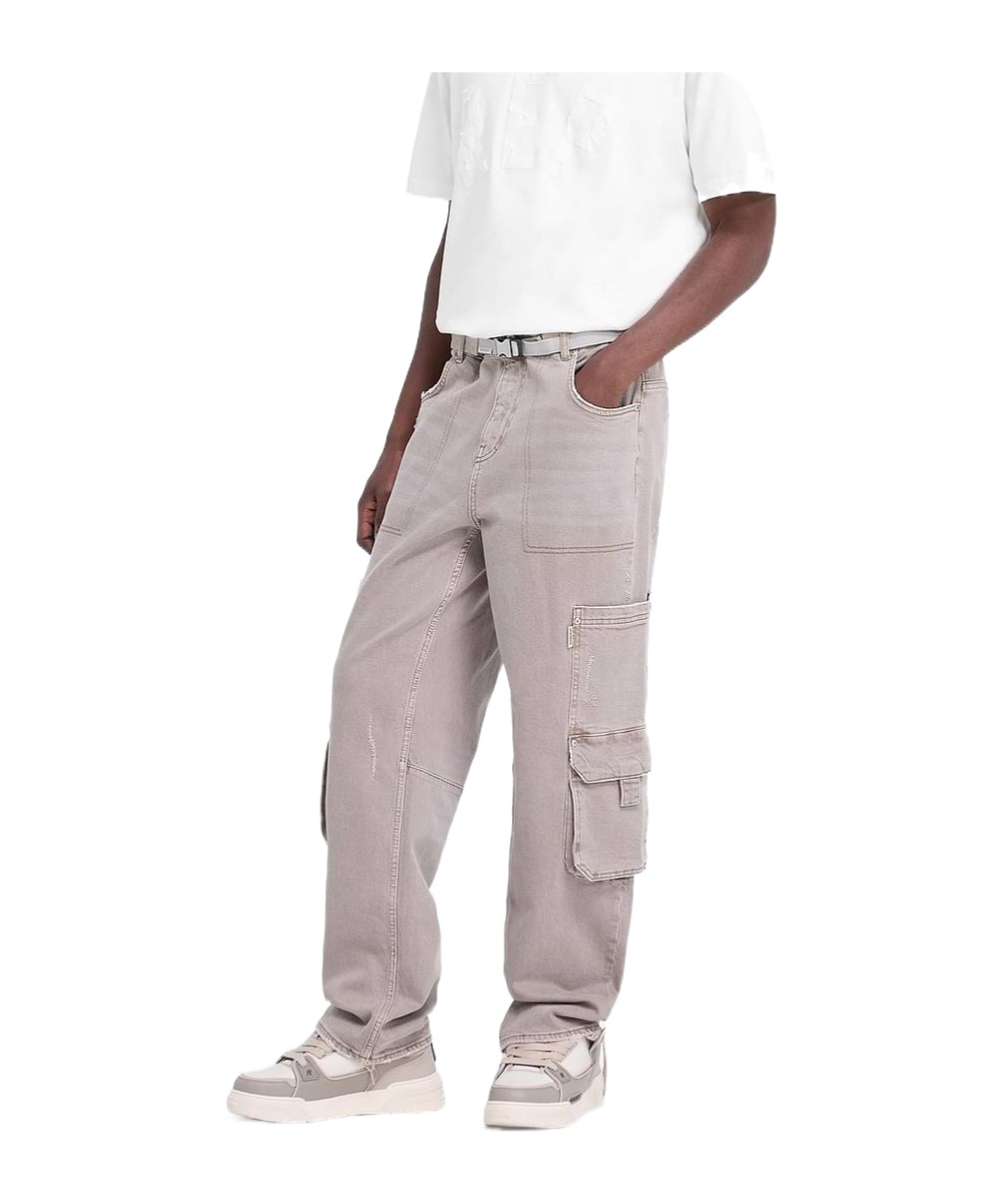 Represent Belt-loop Jeans In Gray