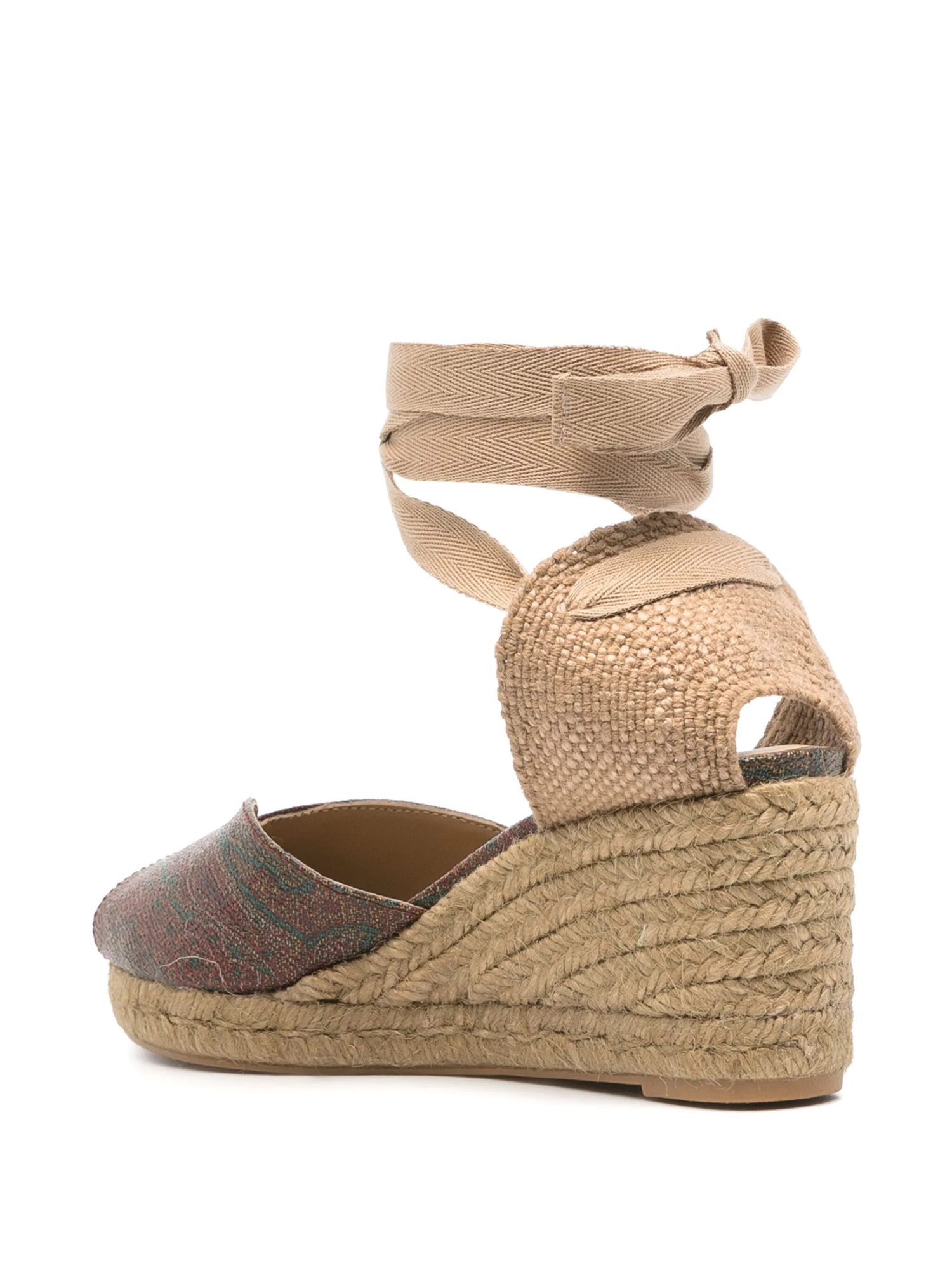 Castaã±er X Etro 70mm Bilina Espadrilles In Brown
