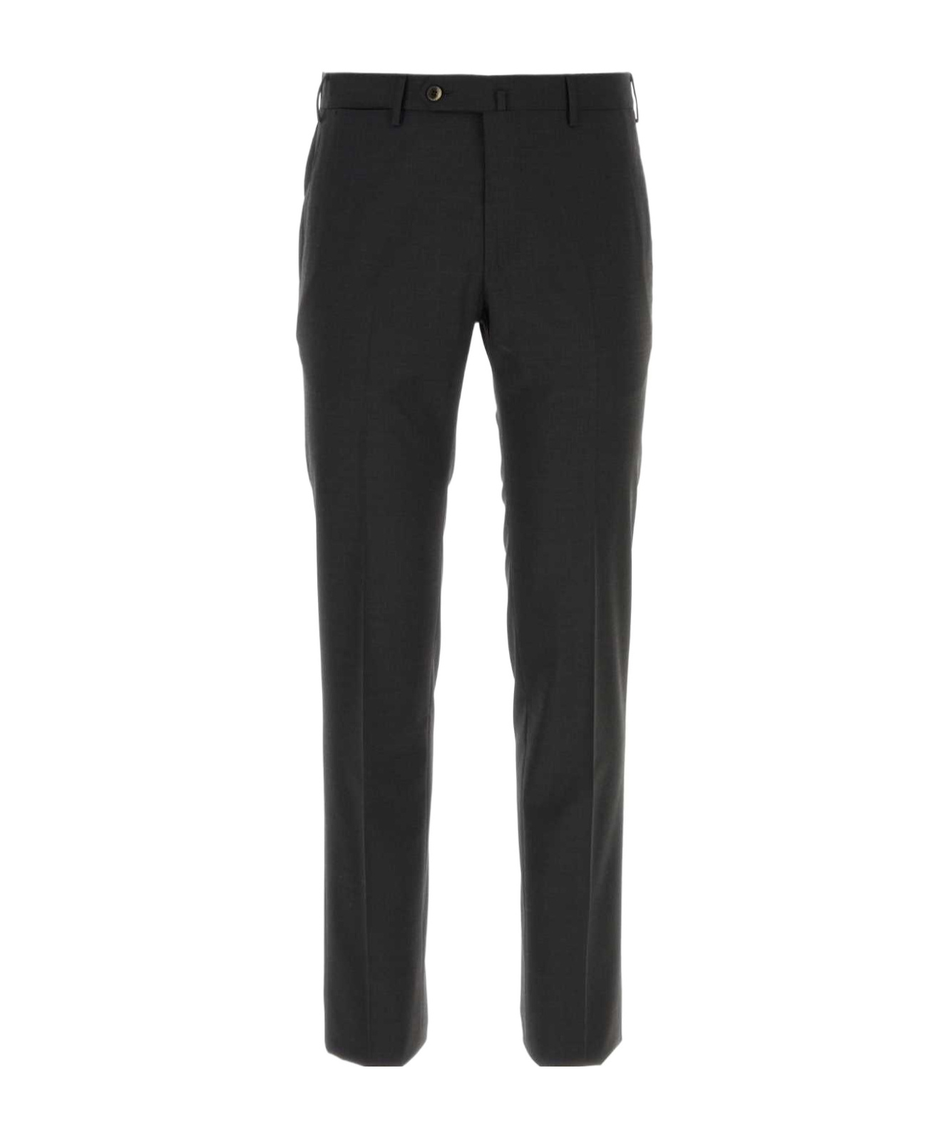 Pt Torino Midnight Blue Stretch Wool Pant In Black