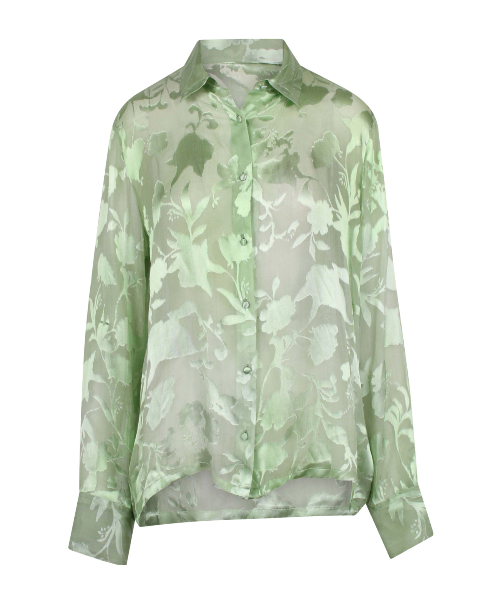 Ermanno Scervino Floral Pattern Shirt In Green