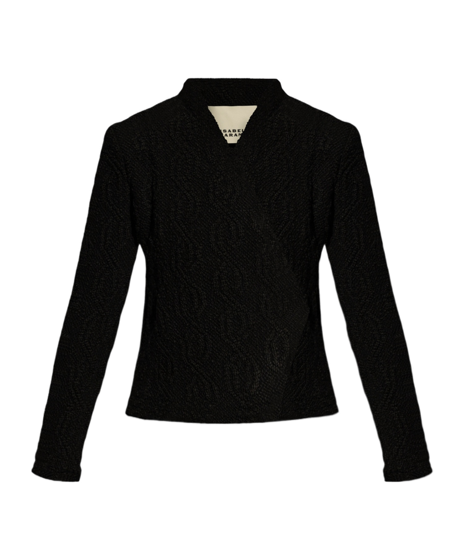 Isabel Marant Loyana Embossed Double-breasted Jacket In Black