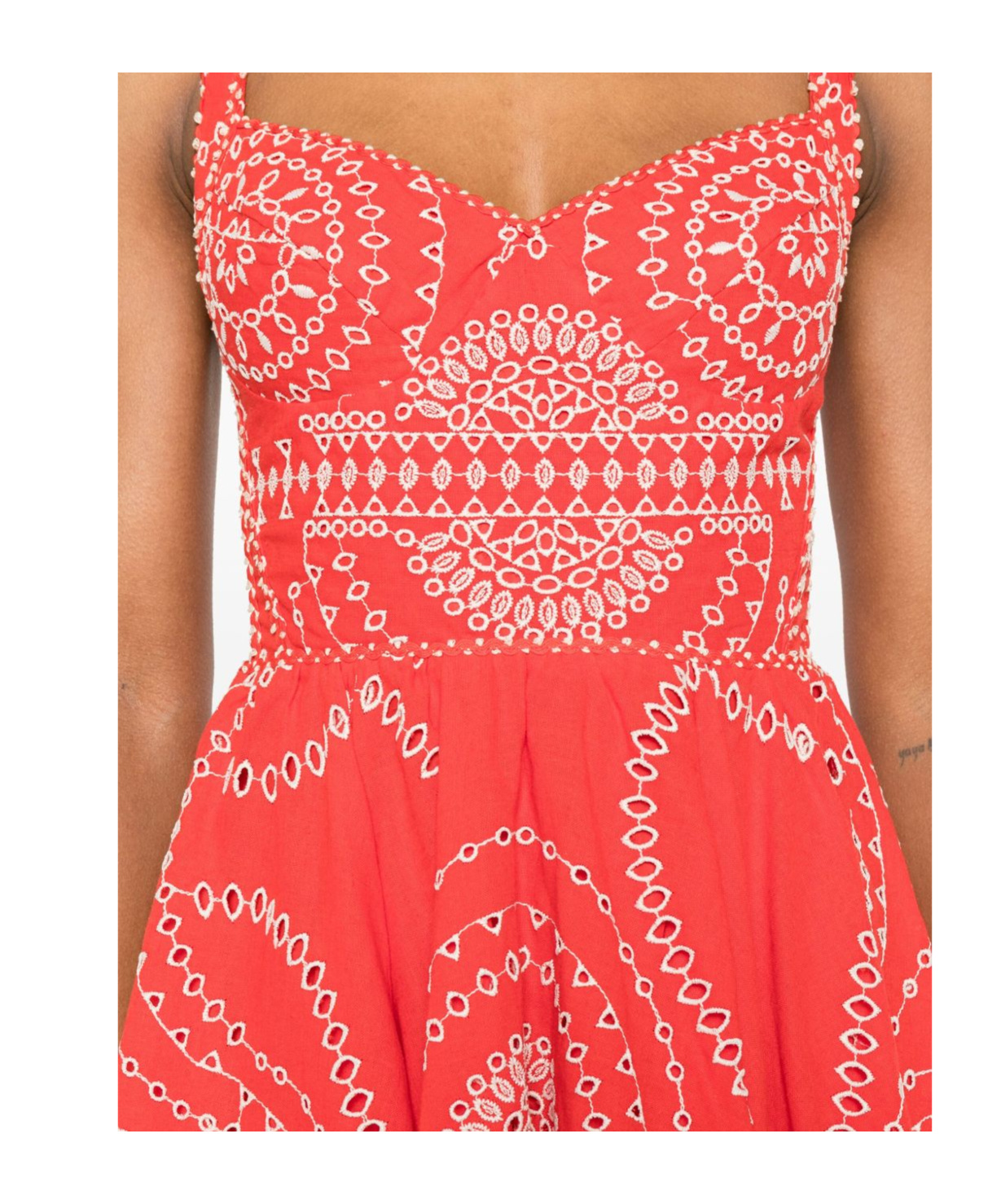 Charo Ruiz Spaghetti Strap Dress In Orange