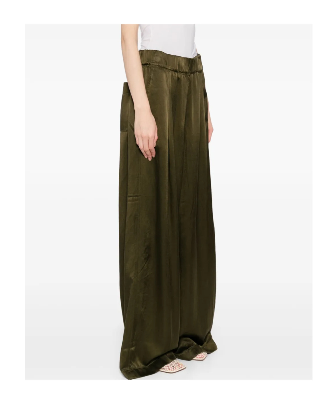 Dries Van Noten 01060-battery Gd 1426 W.w.pants In Khaki