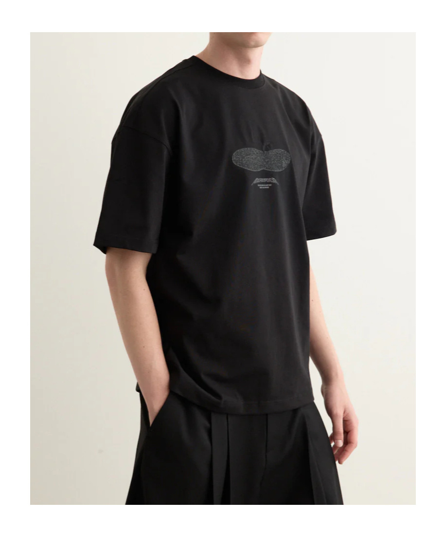 Ader Error Future Apple T-shirt In Black