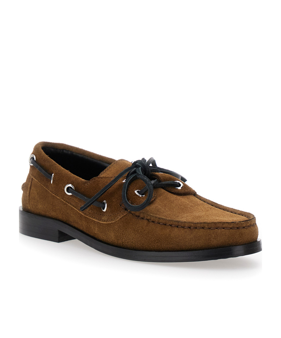Aeyde Harris Cow Suede Leather Tobacco Loafers Tobacco In Brown