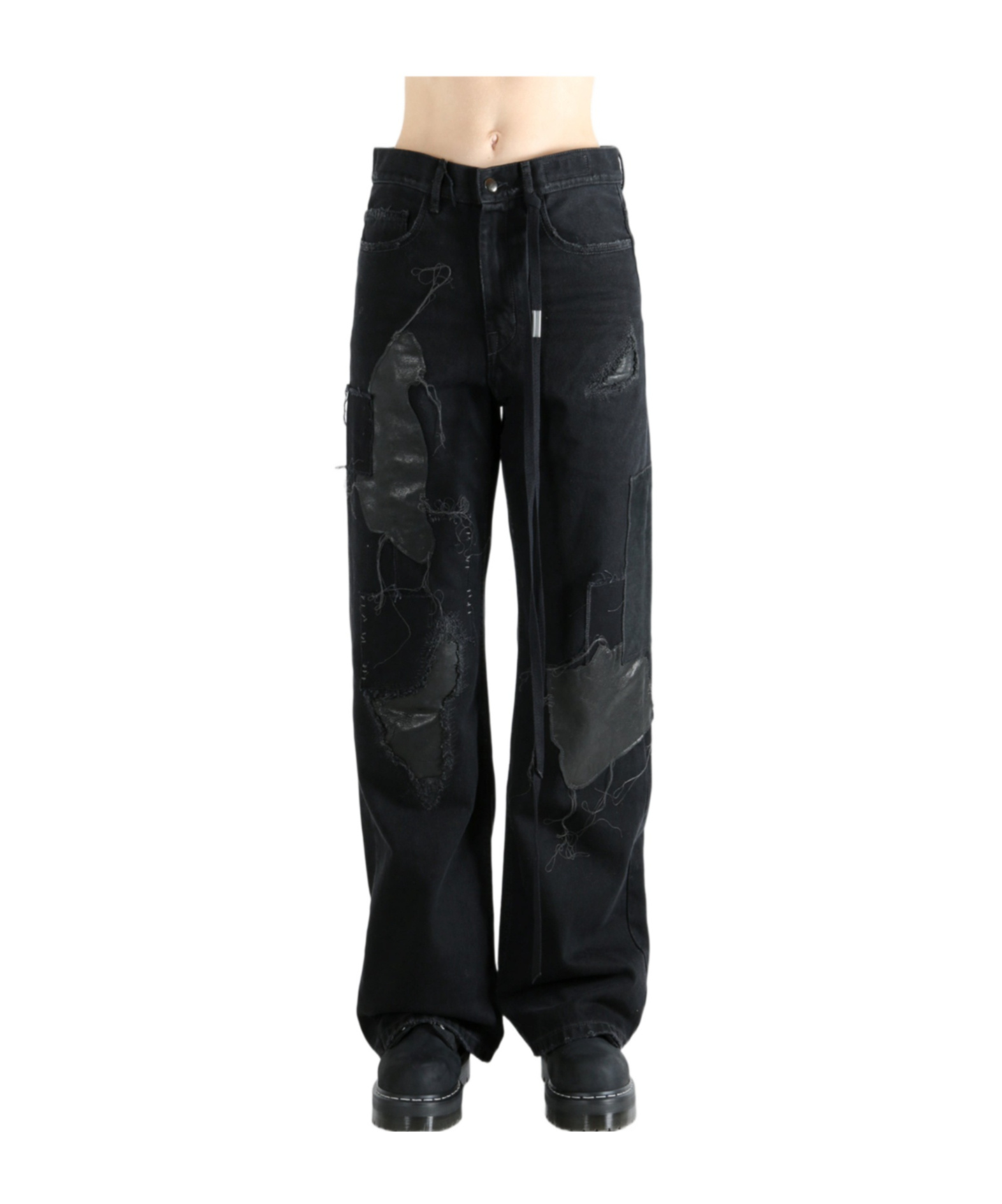 Ann Demeulemeester Genoveva 5-pockets Bootcut Trousers In Black