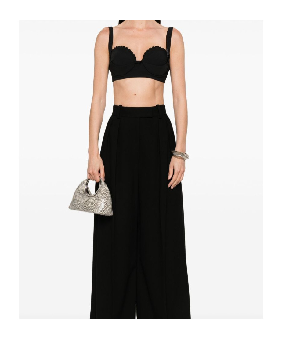 Elisabetta Franchi Balcony Top Tops Black In Black