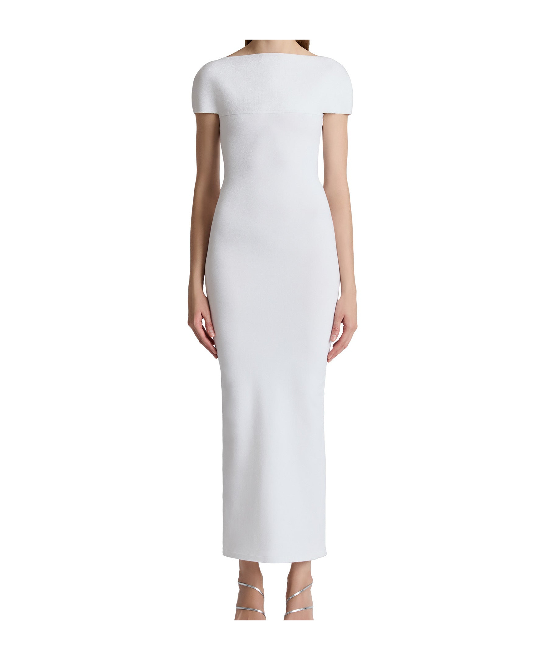 Khaite Basile Long Dress In White