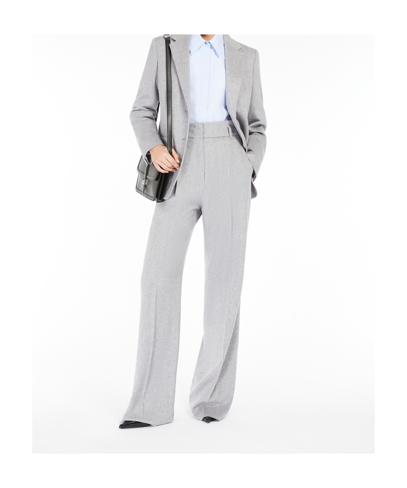 Max Mara Belt-loop Casual Pants In White