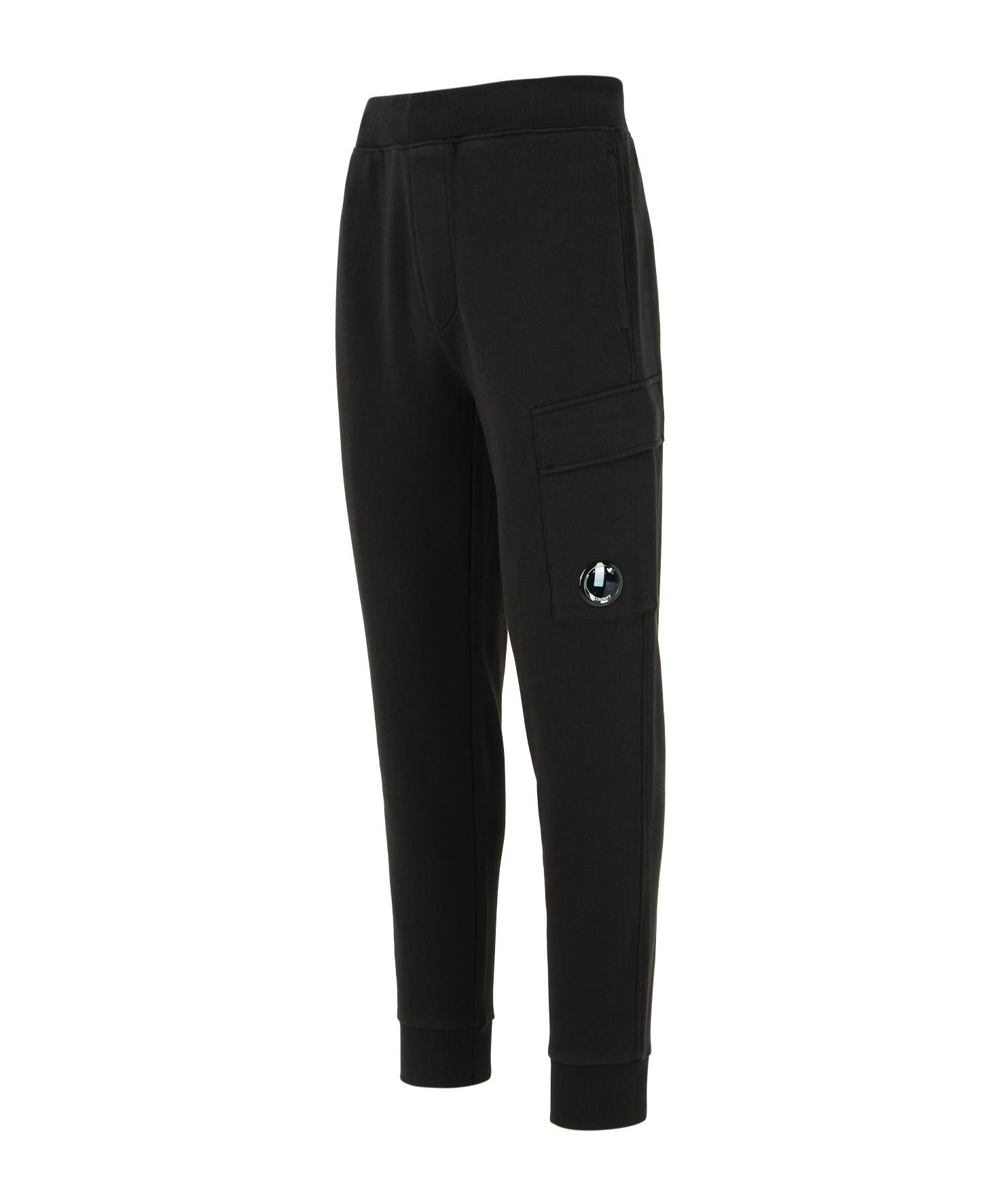 C.p. Company 'jogger' Black Cotton Pants In Black