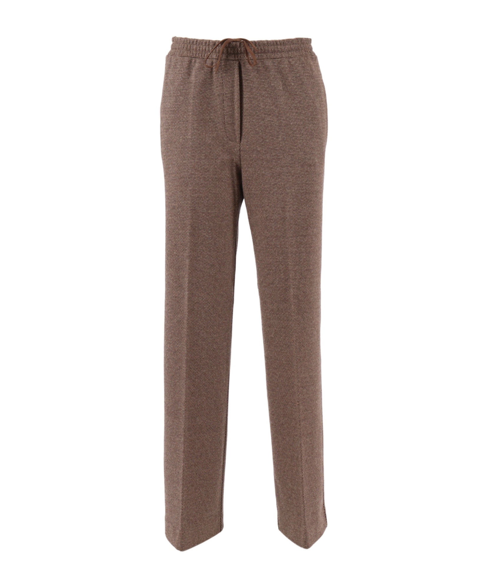 Weekend Max Mara Zelma Elasticated Waistband Trousers In Brown