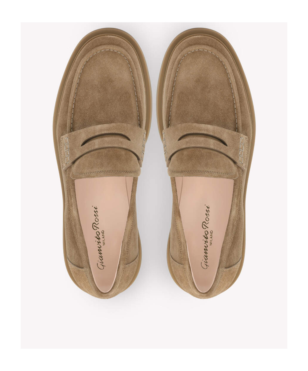 Gianvito Rossi Harris Loafers In Brown