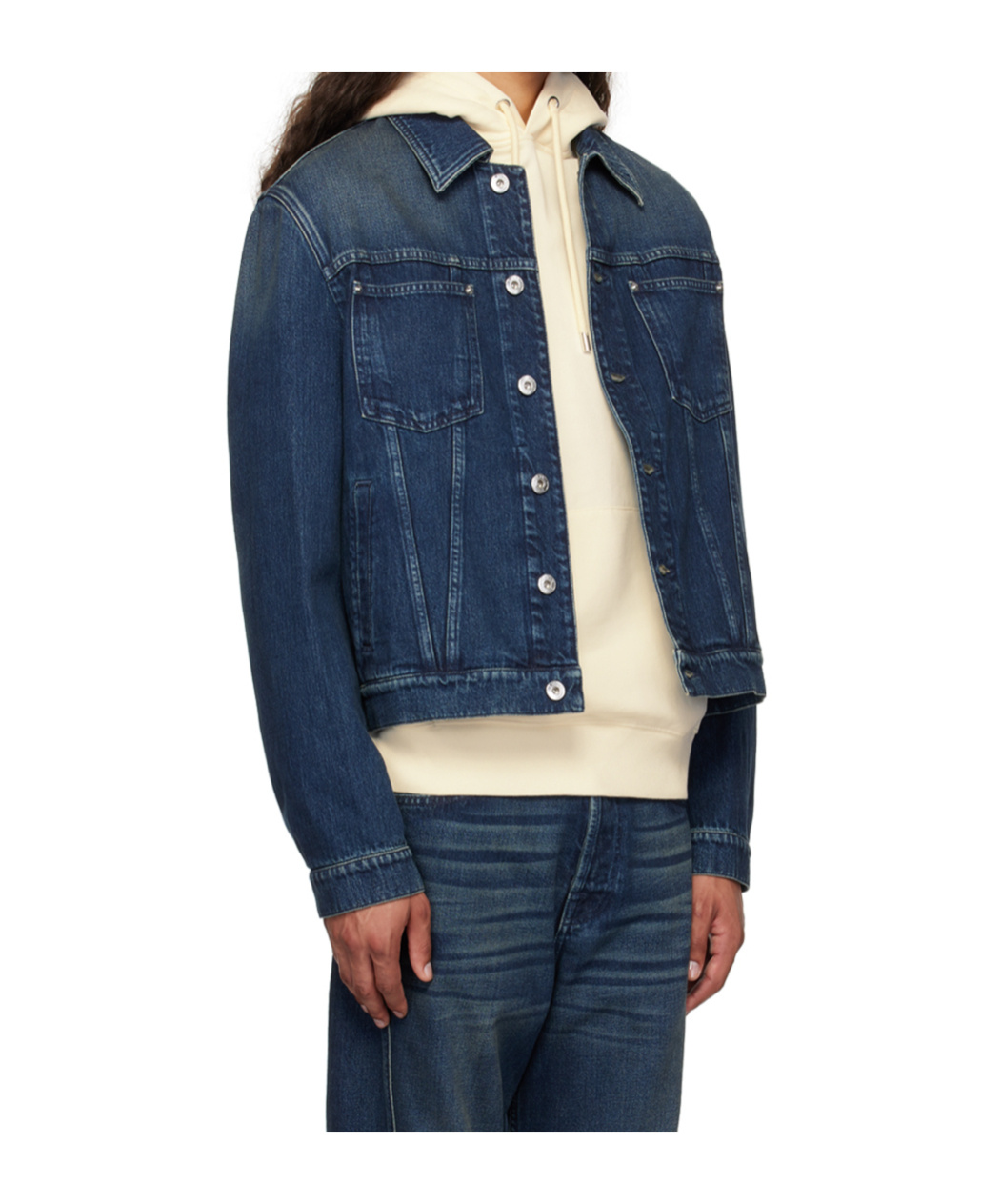 Lanvin Jacket With Patch In Blue