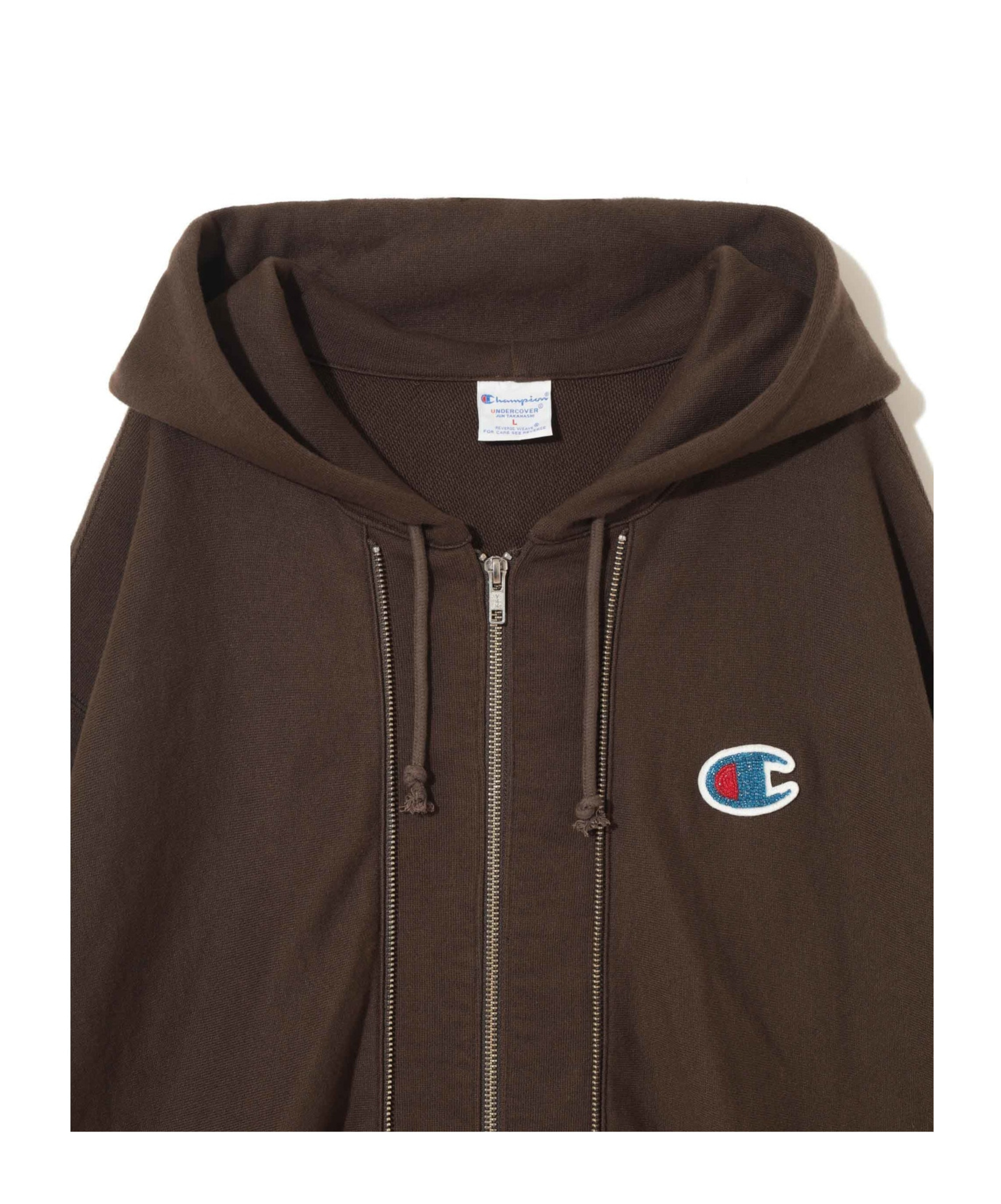 Undercover X Champion Hoodie In Green