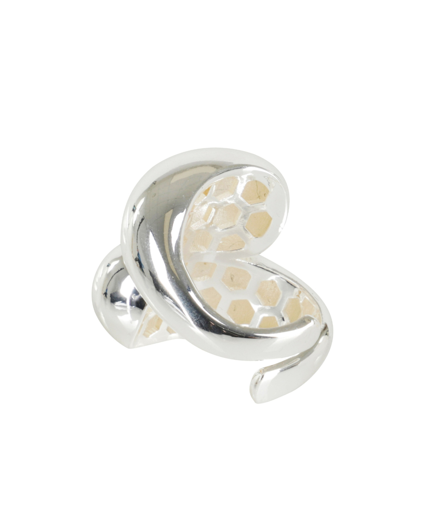Federica Tosi Sculptural Silver-plated Bronze Ring