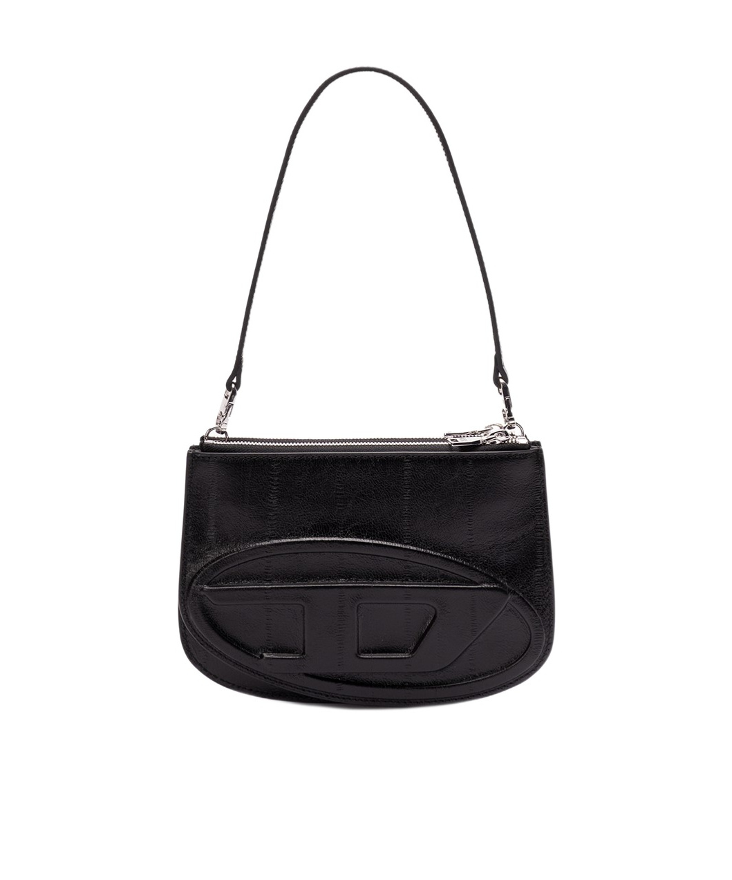 Shop Diesel 1dr Twin Shoulder Bag In Black
