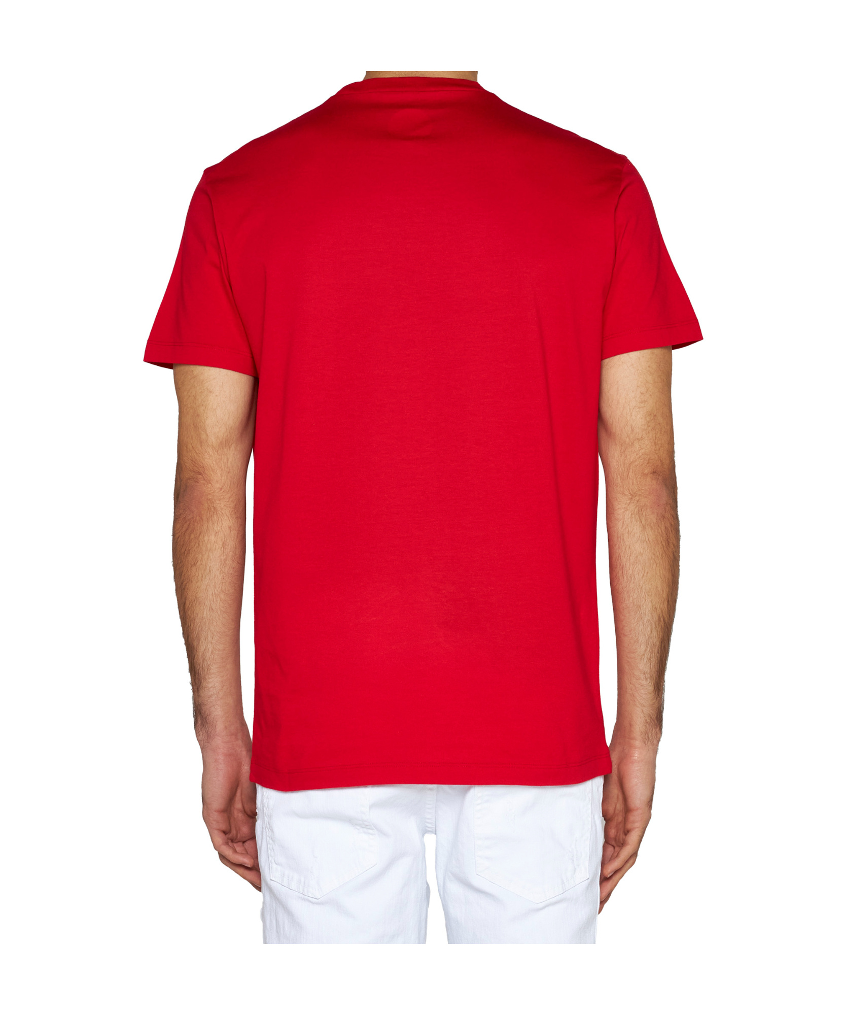 Dsquared2 Logo-printed Crewneck T-shirt In Red