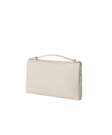 Loro Piana Extra Pocket Mini Shoulder Bag In Light Travertine/sun Gold
