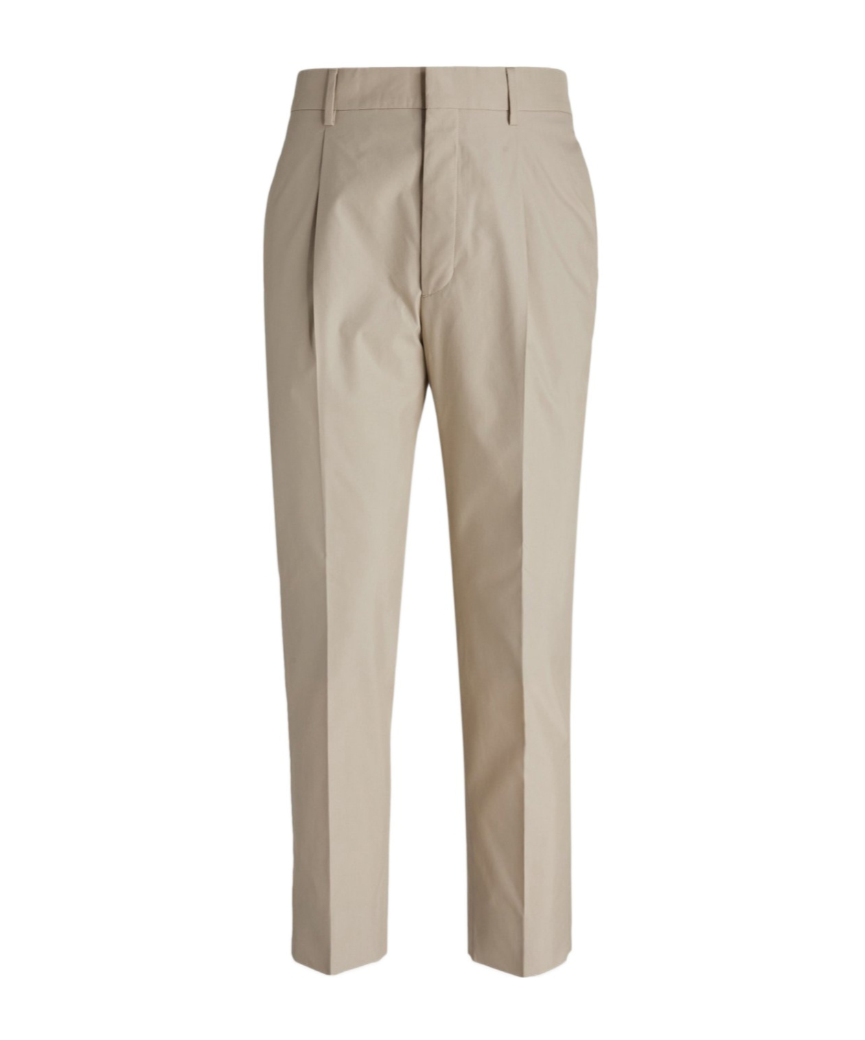 Prada Stretched Tailored Trousers In Nude