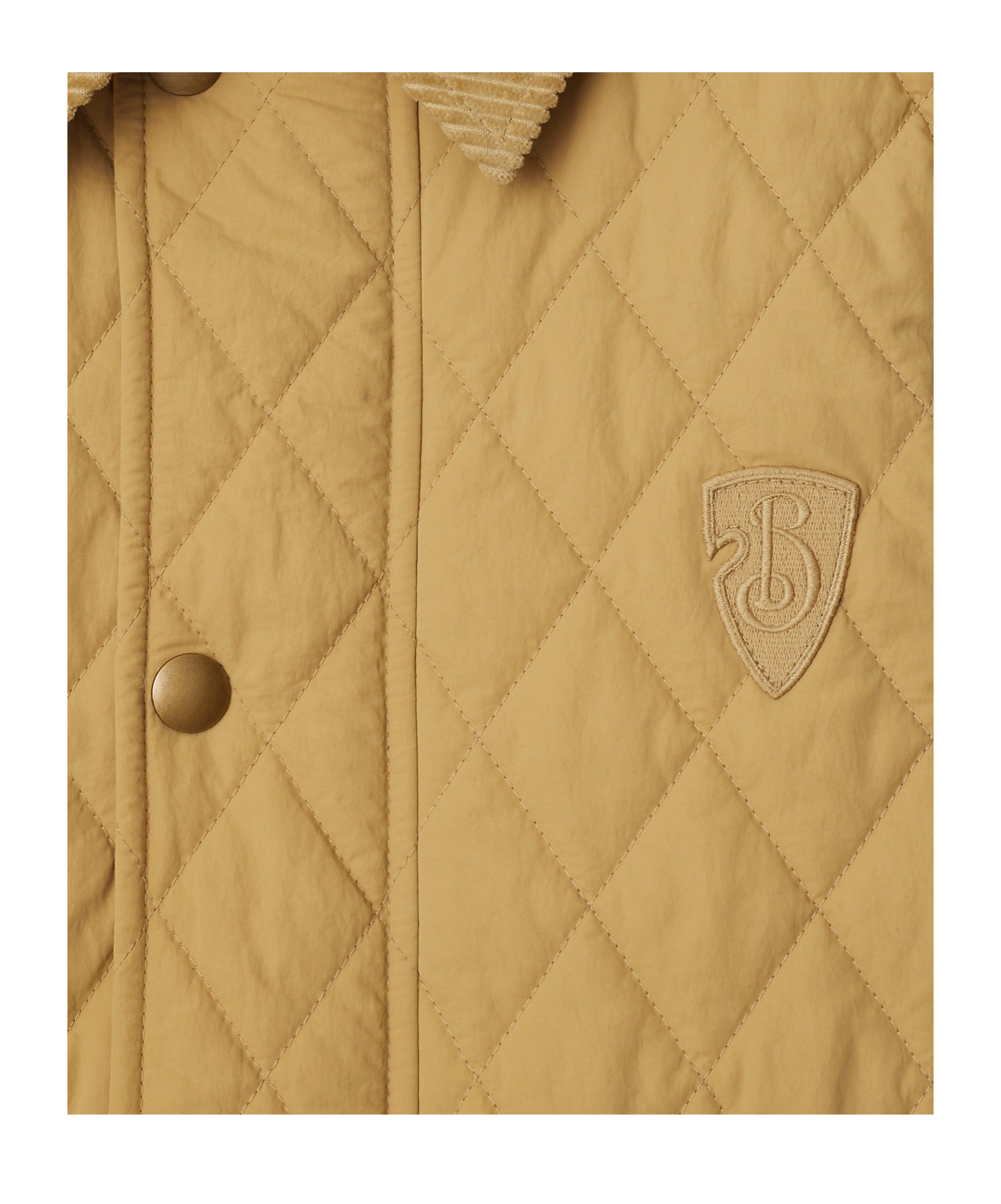 Shop Burberry Quilted Puffer Jacket In Nude