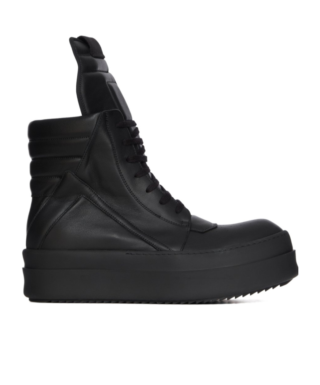 Rick Owens Round Toe High Top Casual Shoes