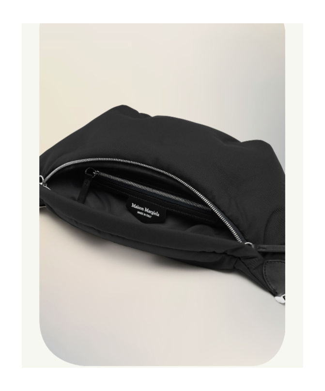 Maison Margiela Glam Slam Waist Bag In Black