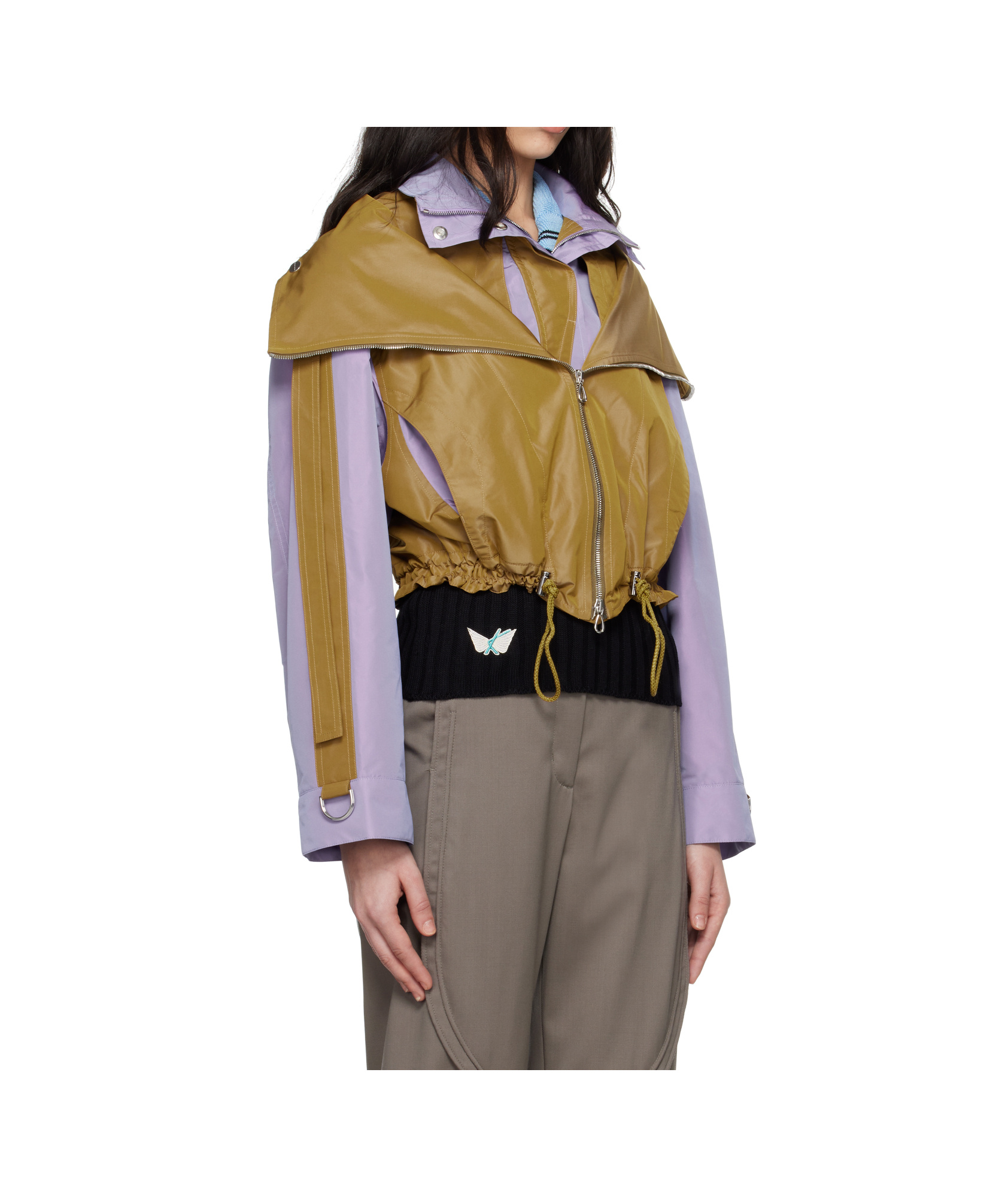 Kiko Kostadinov Erro Jacket In Yellow