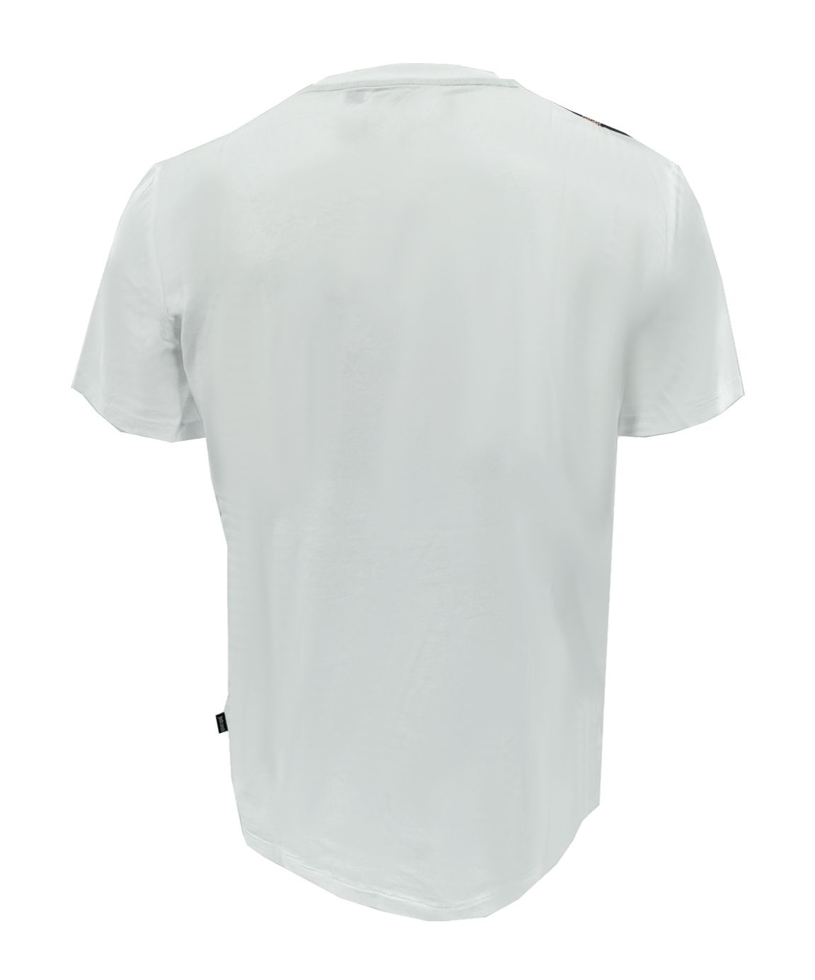 Just Cavalli Star Printed Round Collar T-shirt In White