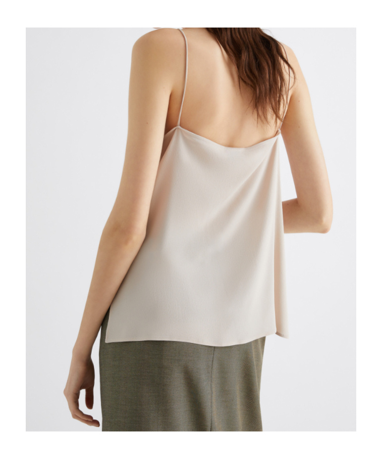 Marella Silk-blend Camisole Top In Neutral