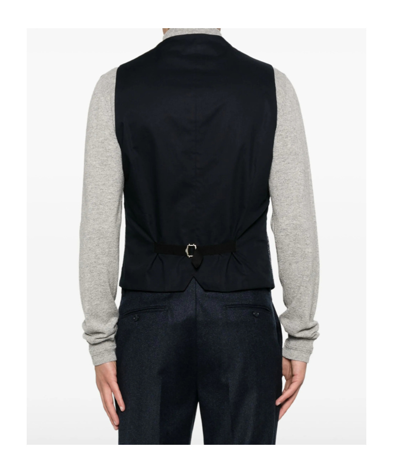 Shop Tagliatore Single Breasted Vest