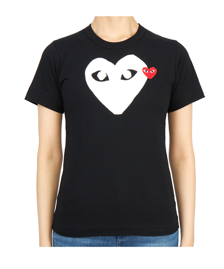 Comme Des Garçons Crew Neck T-shirt In Black