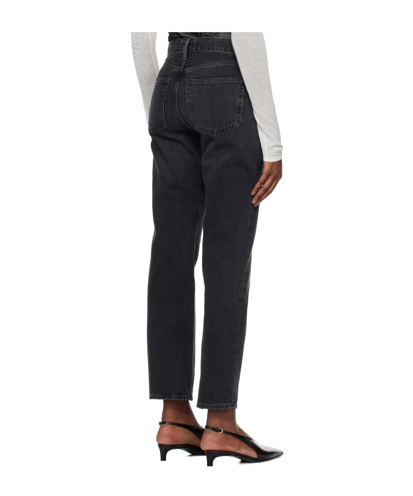 Agolde 90s Pinch Waist Straight-leg High-rise Organic-cotton Denim Jeans