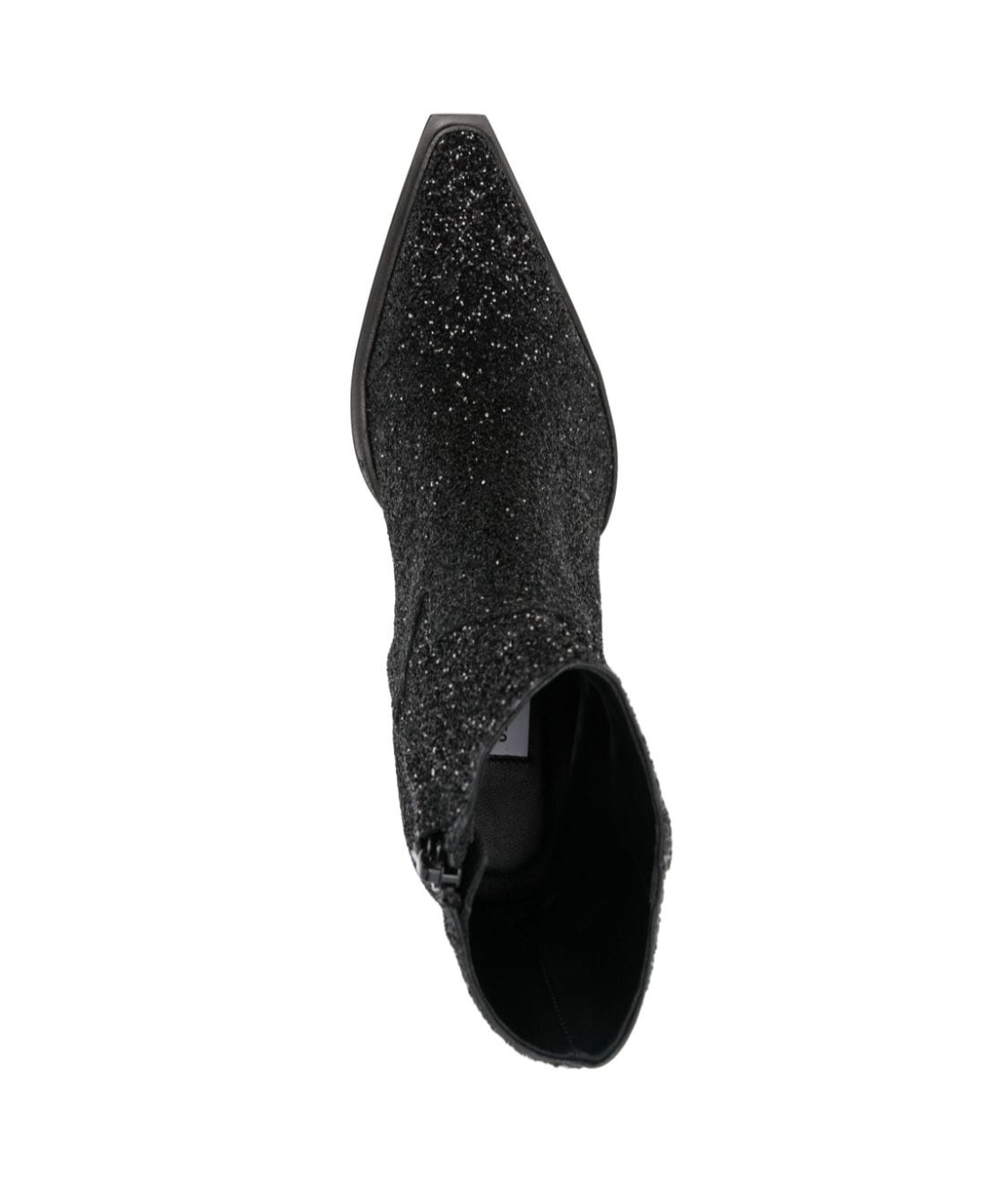 Jimmy Choo Cece Ab 60mm Glitter Ankle Boots In Black