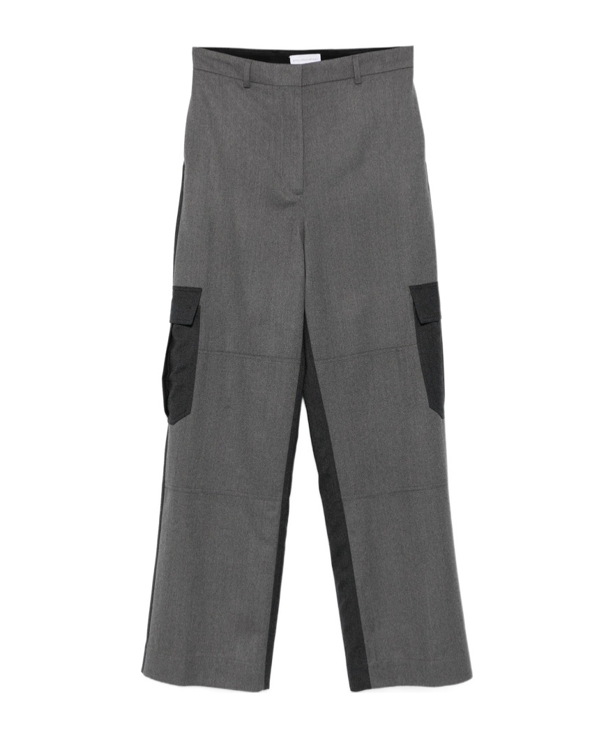 Stella Mccartney Belt Loops Slacks In Gray