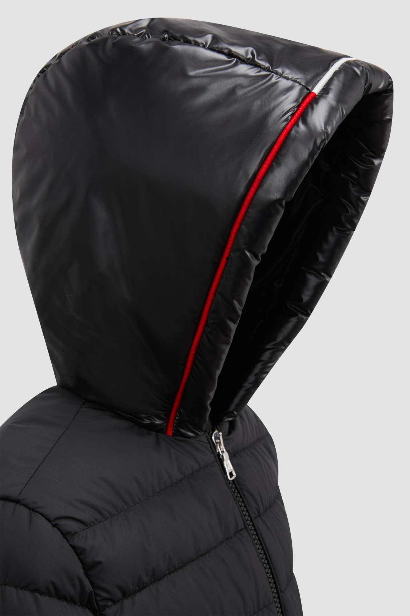 Moncler Arnaldo Hooded Down Jacket In Black