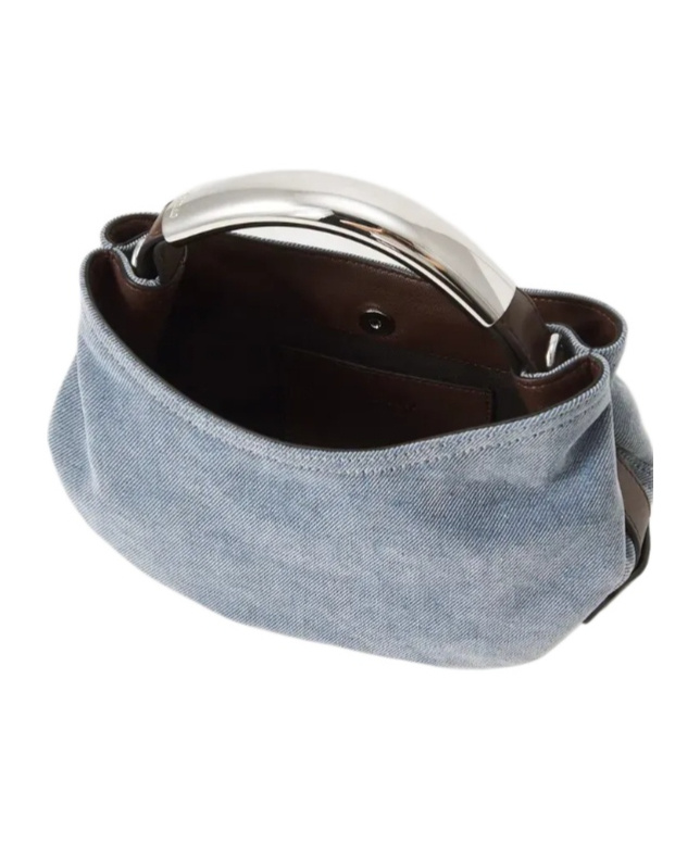 Moschino Top Handle Shoulder Bag In Gray