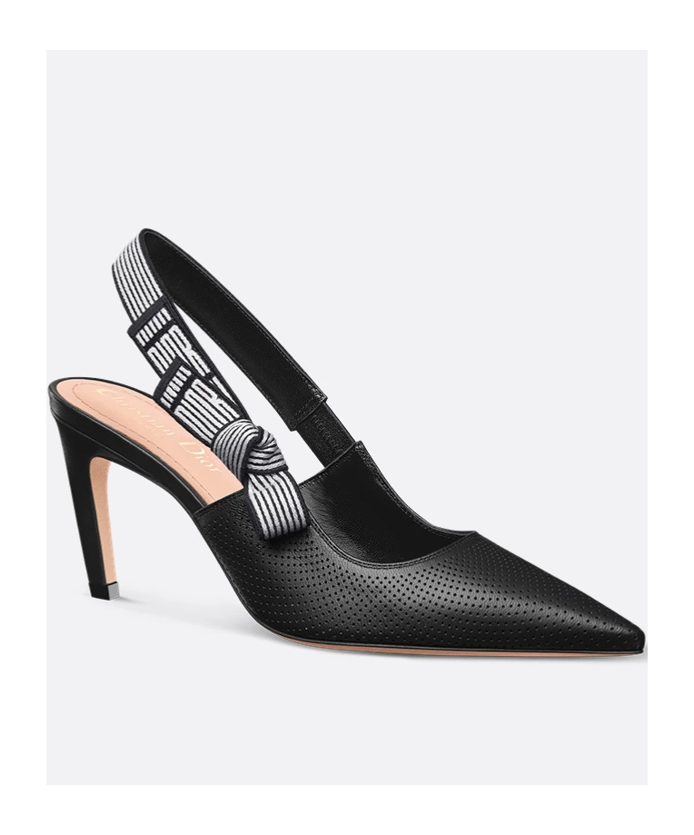 Dior Toujours Heel Sandals In Black
