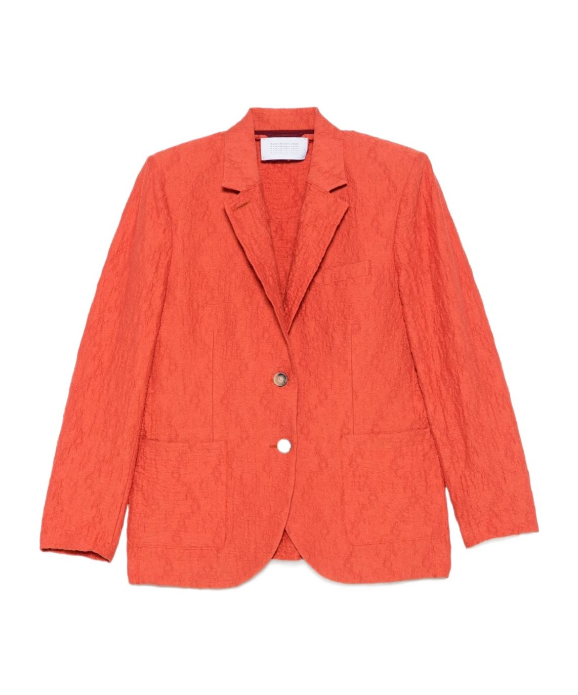Harris Wharf London Blazer Jacket In Cotton Blend In Red