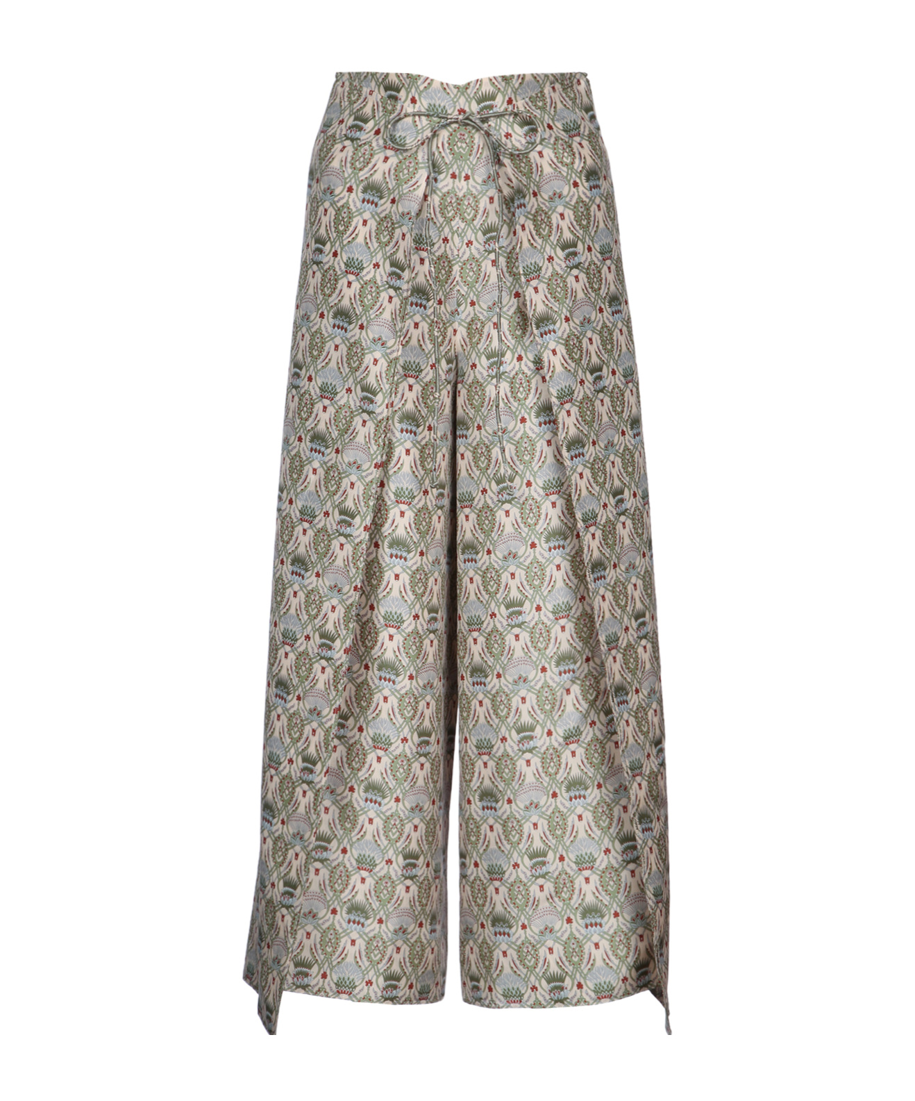 Loro Piana Wide-leg Casual Pants In Gray