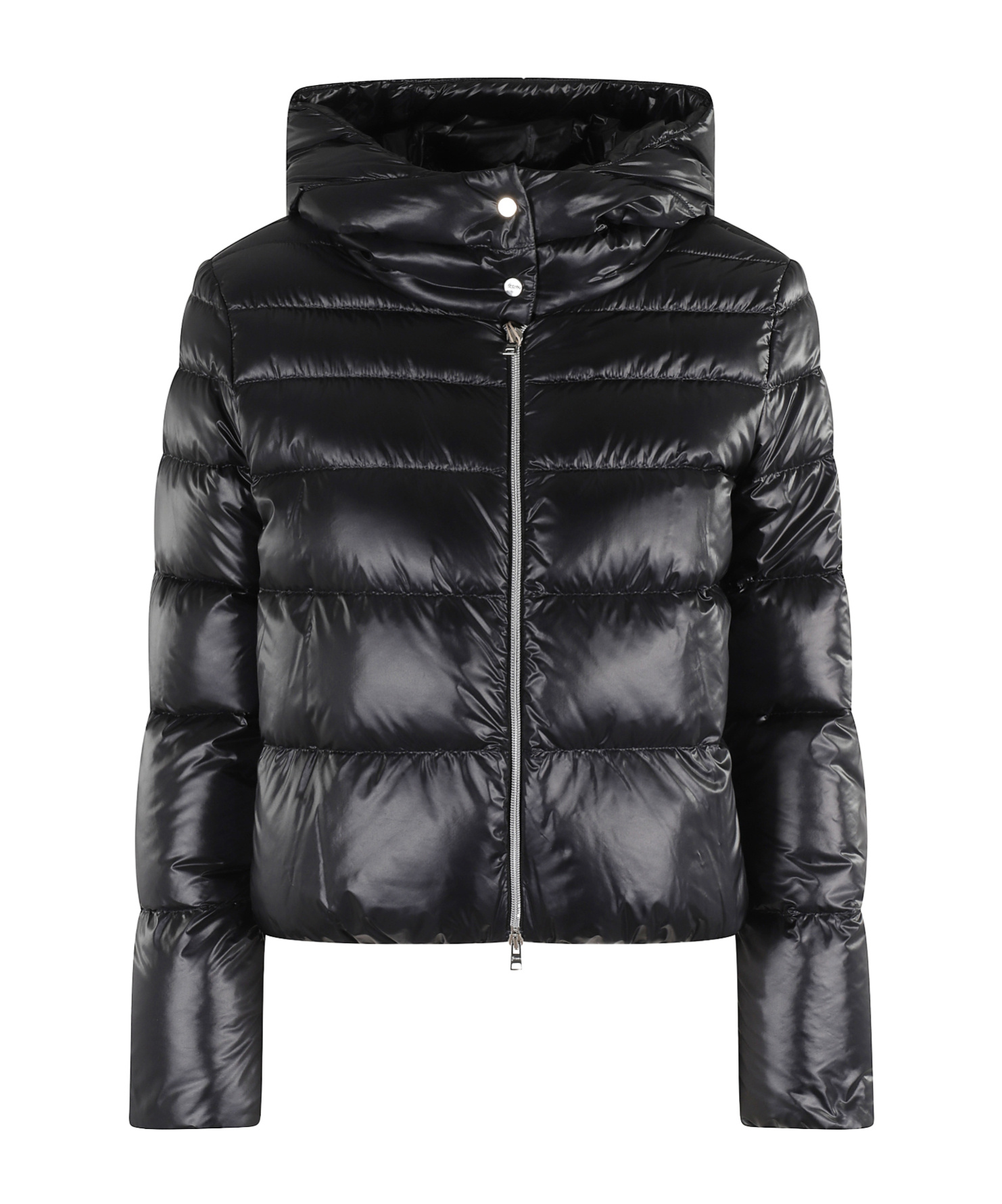 Herno Padded And Quilted Down Jacket In Black