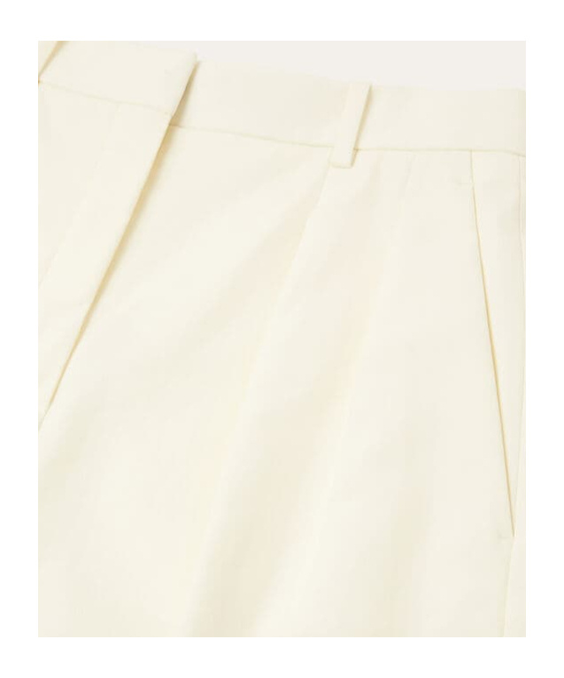Loro Piana Rupert Pintuck Natural Dyed Linen Shorts In White