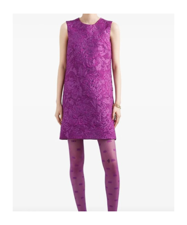 Dolce & Gabbana Mini Dress With Brocade Effect